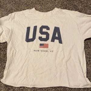 usa brandy melville graphic tee